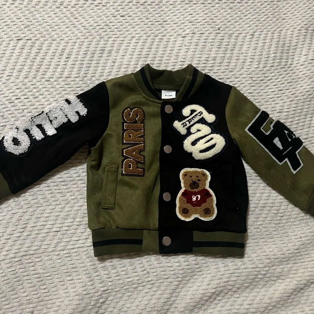 ๐คNew Infant Fall Trendy Button Up Jacket๐ค - Picture 2 of 3